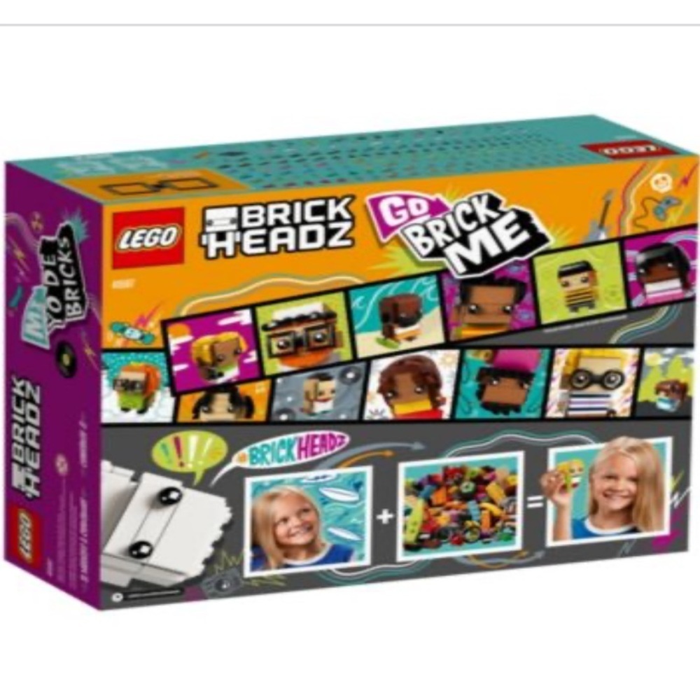 Lego Brick Headz set 41597 new in sealed box 708 pieces rare & retired - Picture 3 of 8